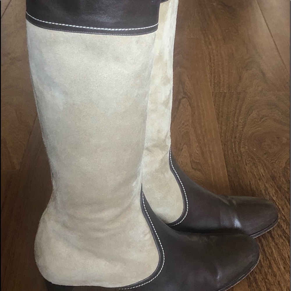 Cole Haan Leather Suede D13832 Women’s 8.5 Boots